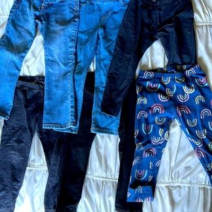 Toddler girl pants/leggings 6-Pack